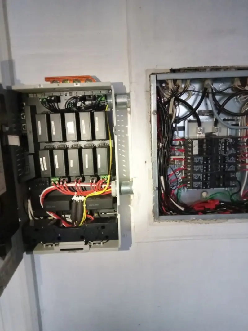 Electrical panel upgrade completed for Indoor Lighting Installation in Taylor